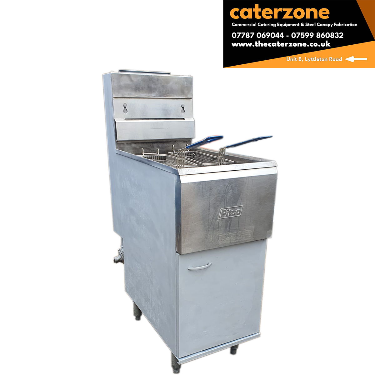Pitco Single Tank Gas Fryer Natural Gas - Refurbished