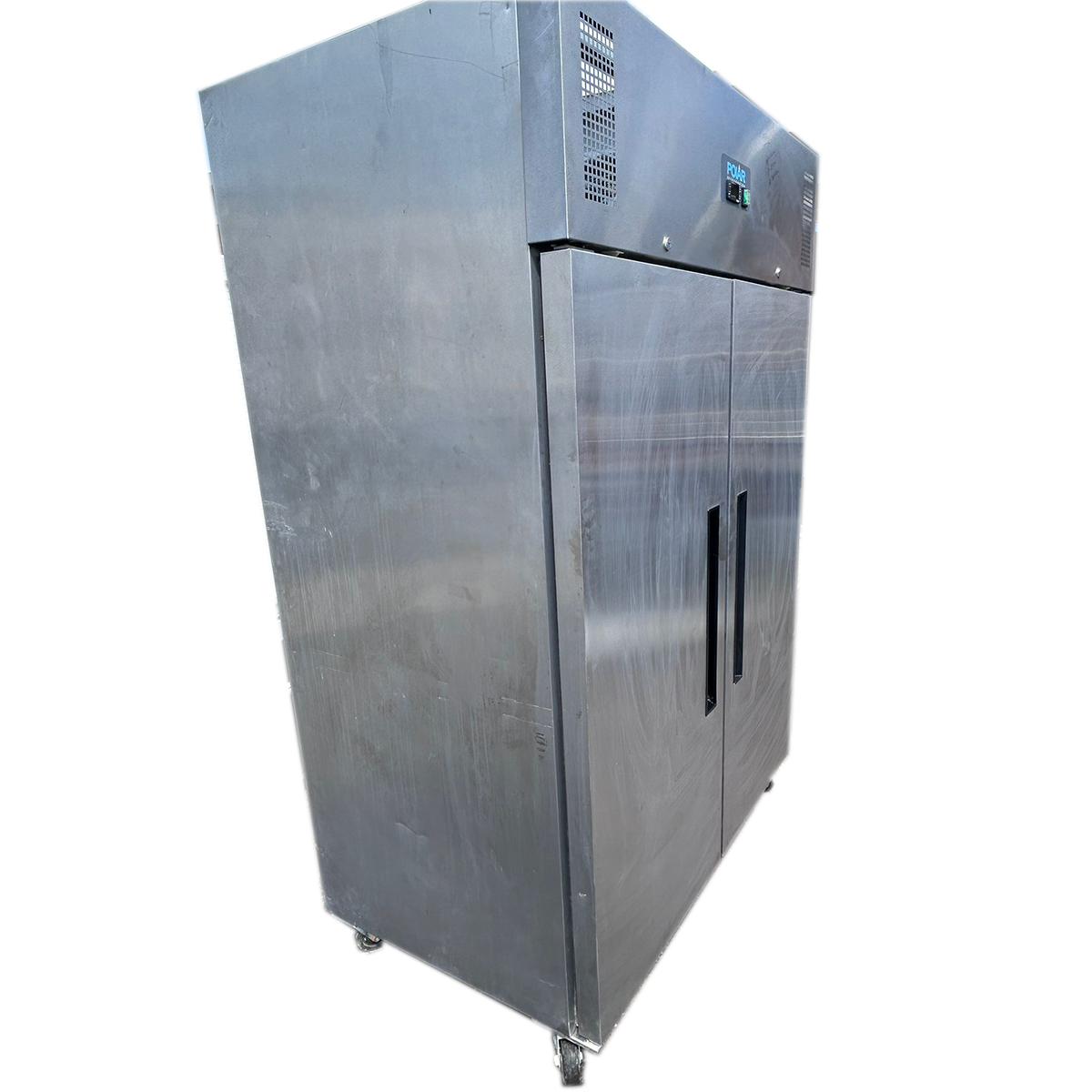Polar Upright Double Door Fridge 134x81x200cm - Refurbished