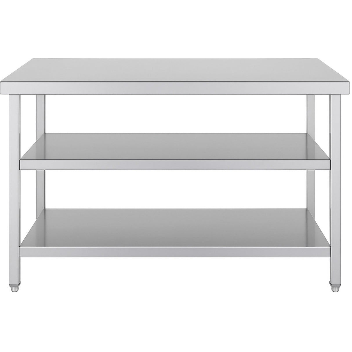 Commercial 3 Tier Stainless Steel Work Table With Undershelves 1200x600x850mm | Qnh1134