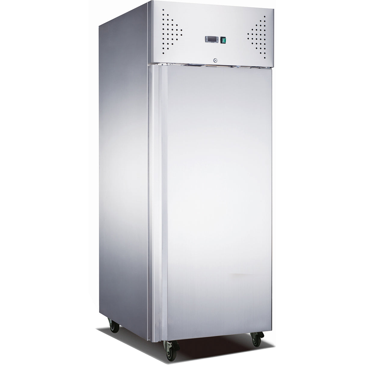 685lt Commercial Freezer Stainless Steel Upright Cabinet Single Door Gn2/1 Ventilated Cooling | F650 Ve