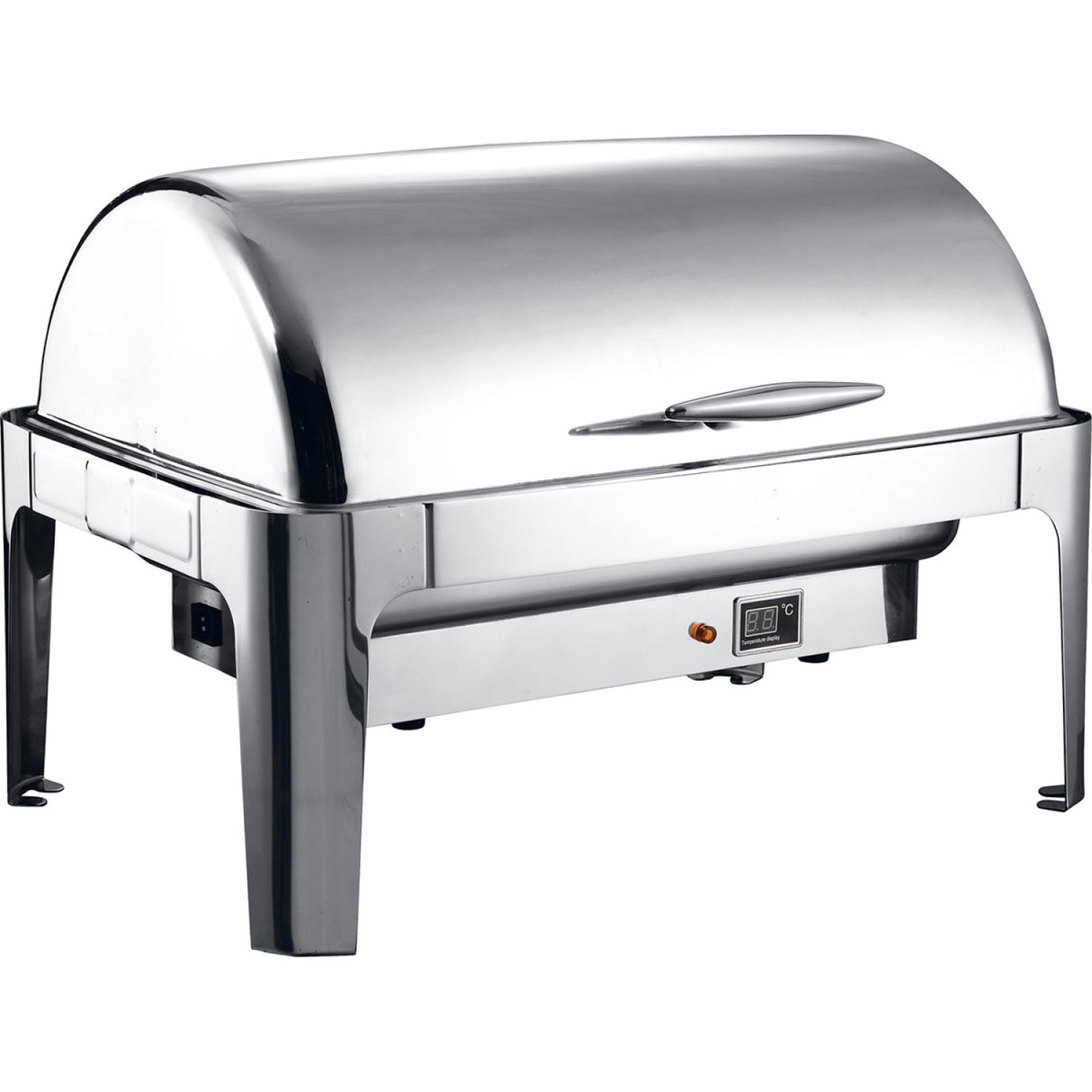 Roll Top Chafer Electric Heating Gn1/1 Stainless Steel Mirror Polish 9 Litres | Ra2301 Be