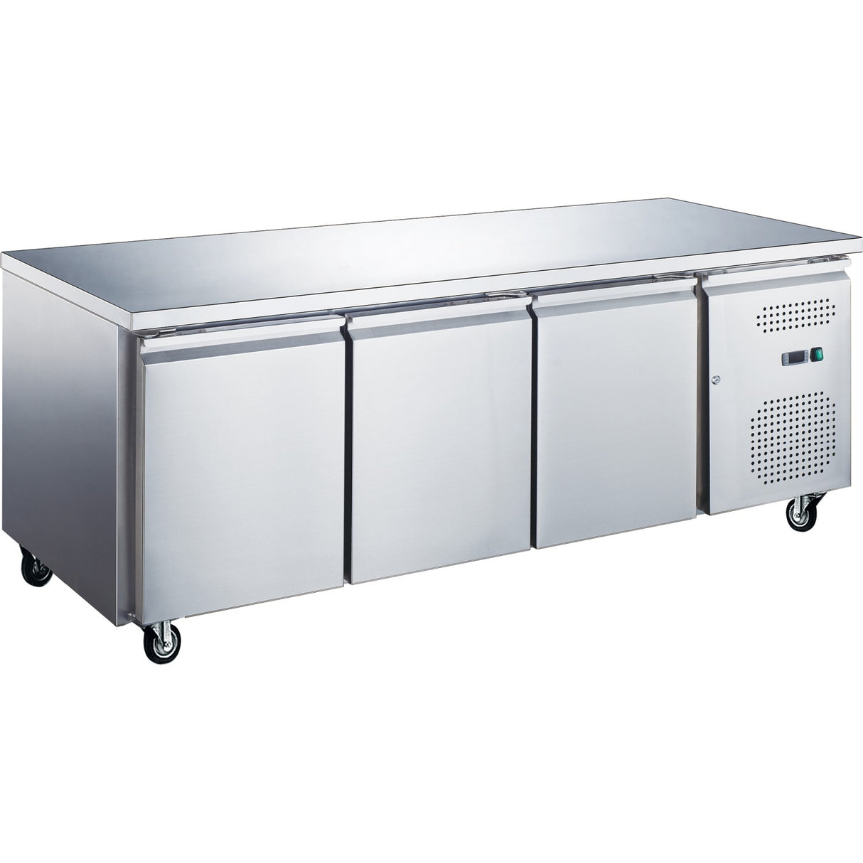 Professional Refrigerated Counter 3 Doors Depth 600mm | Thsnack3100 Tn