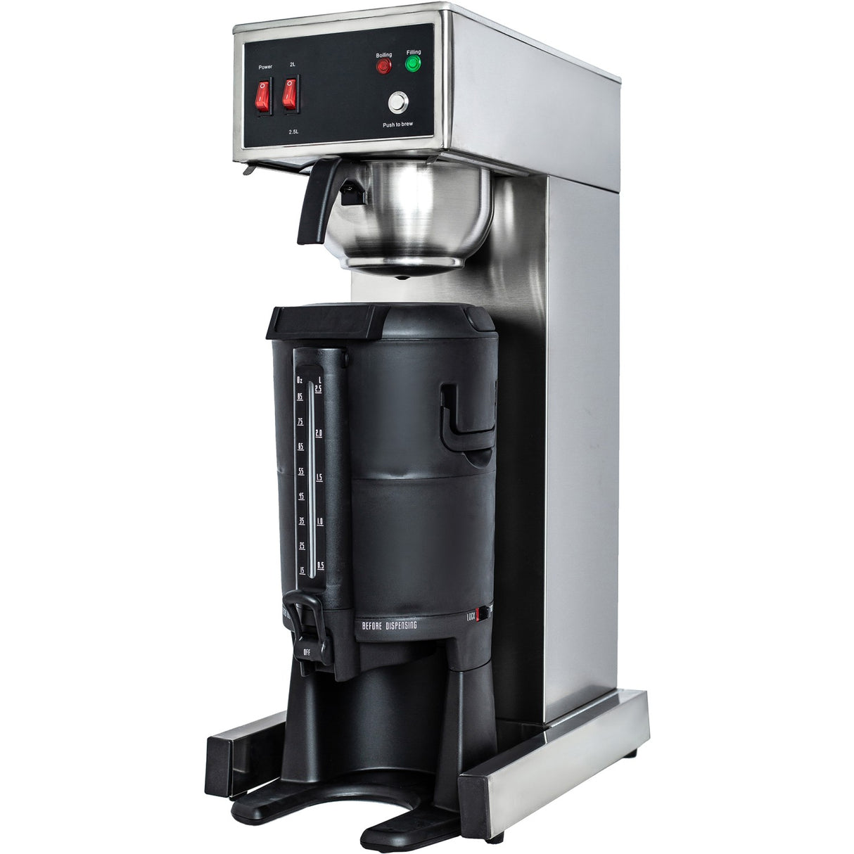 Commercial Filter Coffee Machine Auto Fill 2.5 Litre Airpot | Rp286 Bv