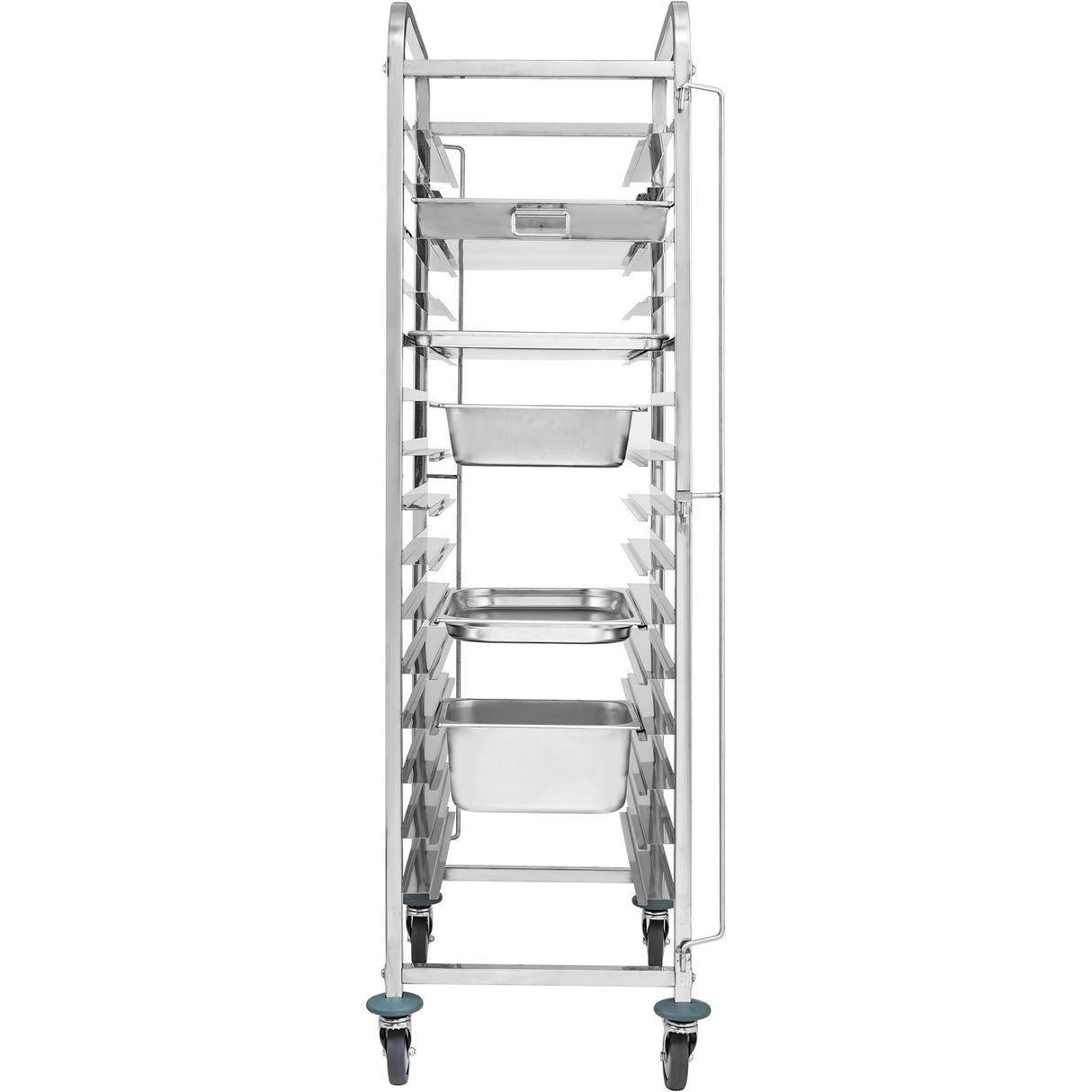 Rack/Tray/Pan Trolley Stainless Steel Gastronorm 2 In 1 For Gn1/1 And 60x40 Pans 15 Tier | Rt2 N115