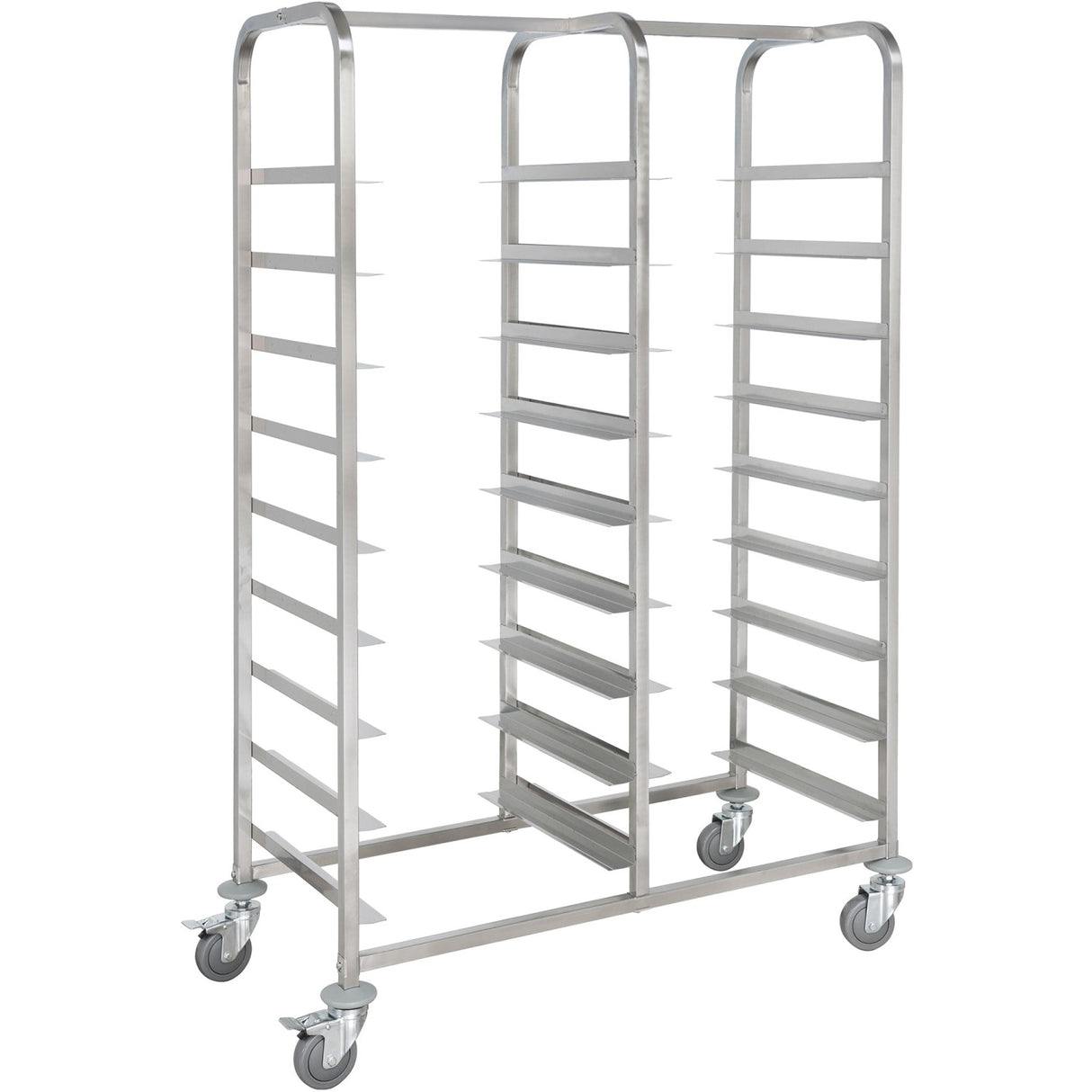 Commercial Dishwasher Basket Trolley Stainless Steel 2x9 Levels 1185x533x1700mm | Rt5509 D