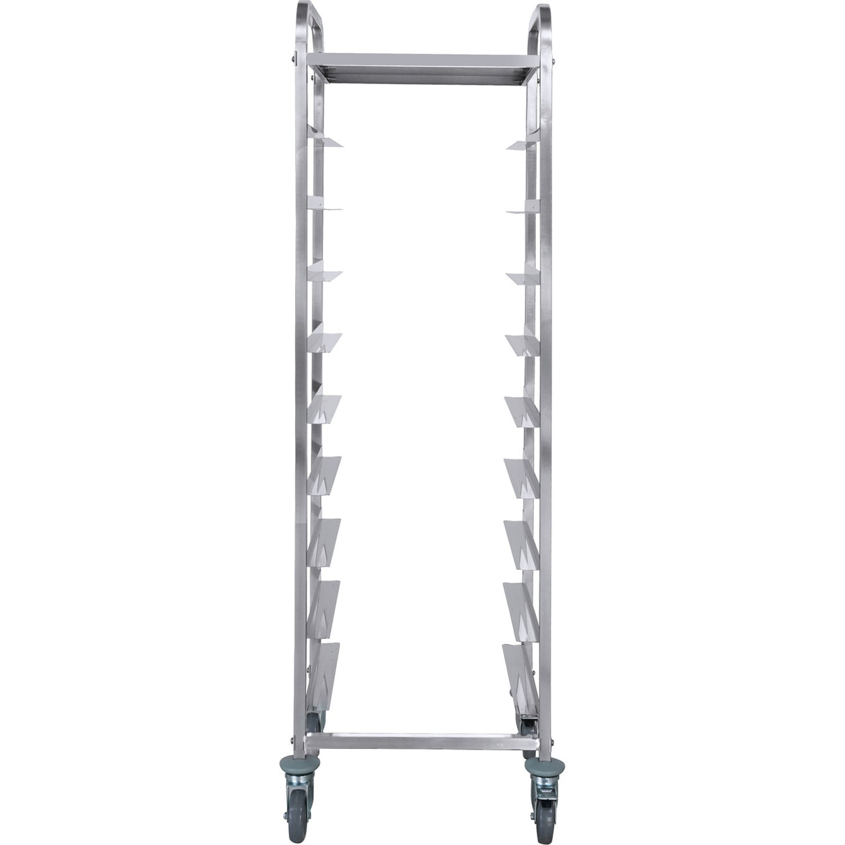 Commercial Dishwasher Basket Trolley With Top Shelf Stainless Steel 9 Levels 550x510x1700mm | Rt5509 T