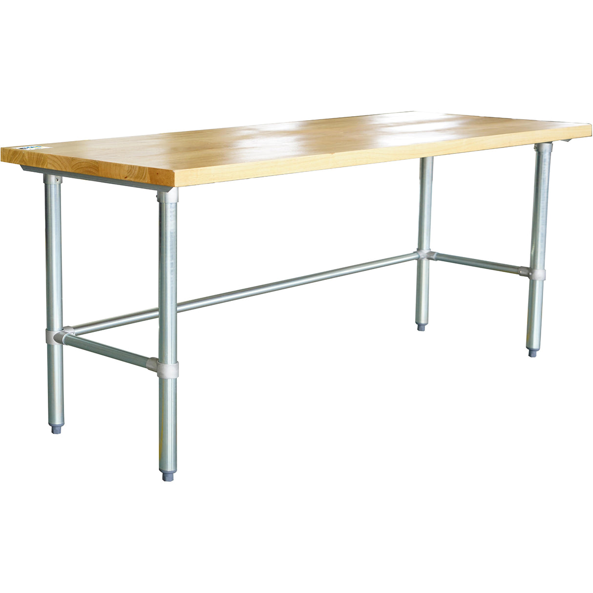 Bakery Work Table Wood Top 1800x600x900mm | Rwtg600 X1800