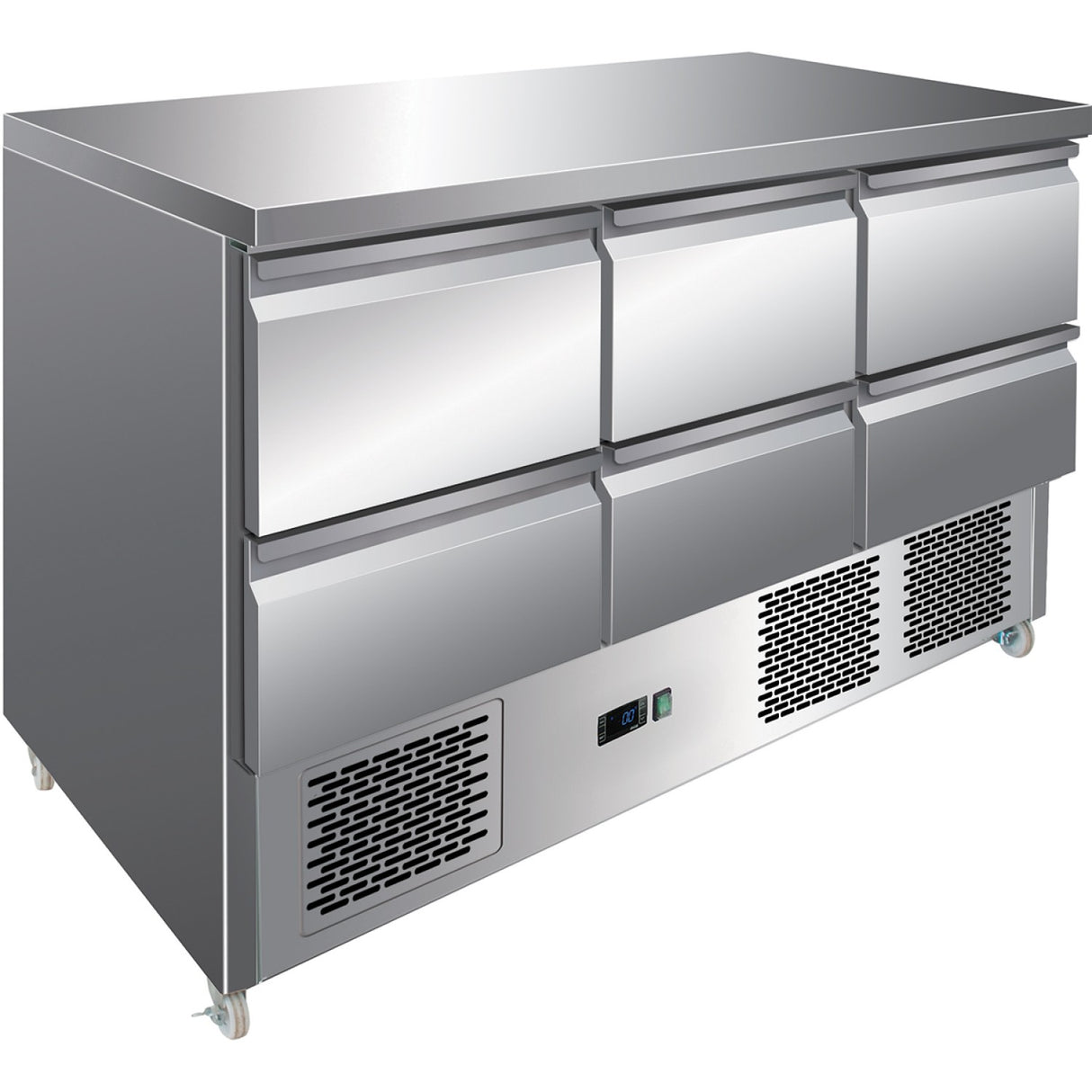 Refrigerated Prep Counter 6 Drawers | 6 Ds33