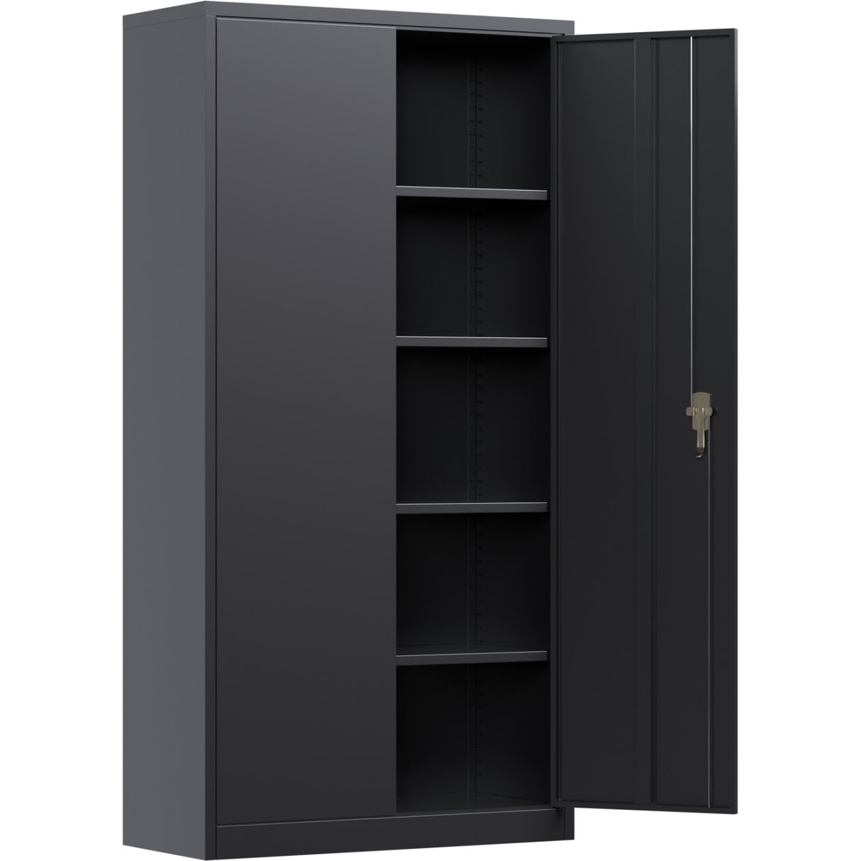 Professional Black Steel Cabinet 2 Doors 800x400x1800mm | Sart202