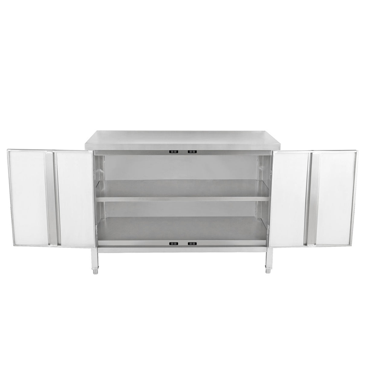 Commercial Worktop Floor Cupboard 2 Swing Doors Stainless Steel 1000x700x850mm | Scp10070 T