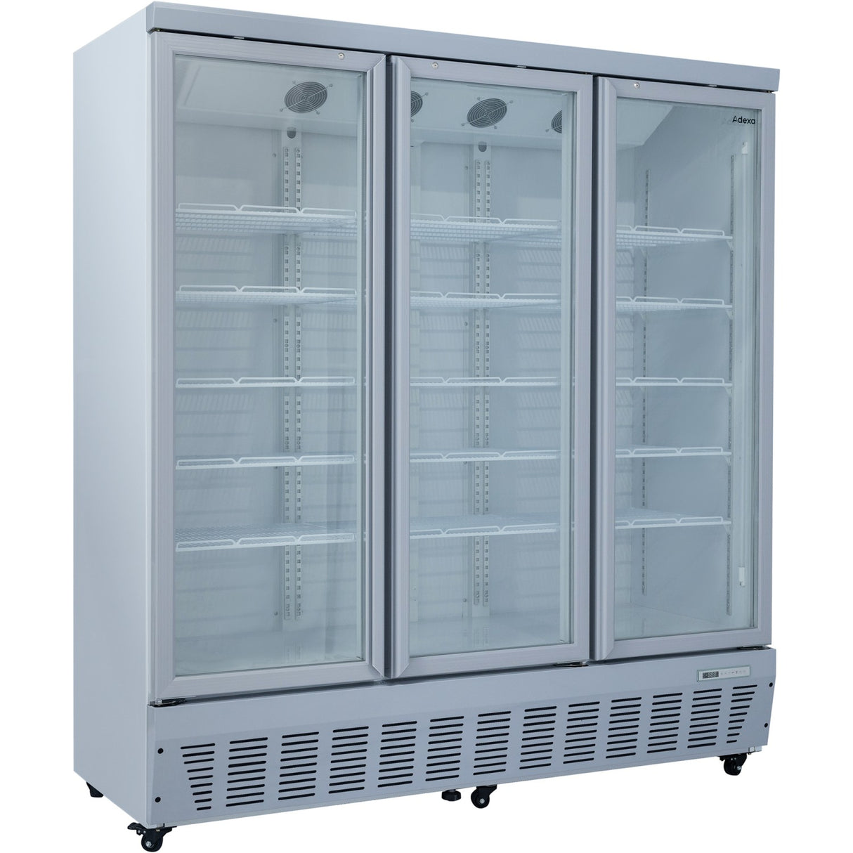 Commercial Display Refrigerator 1587 Litres Upright 3 Glass Doors Ventilated Cooling 1830x730x2020mm | Sct1727