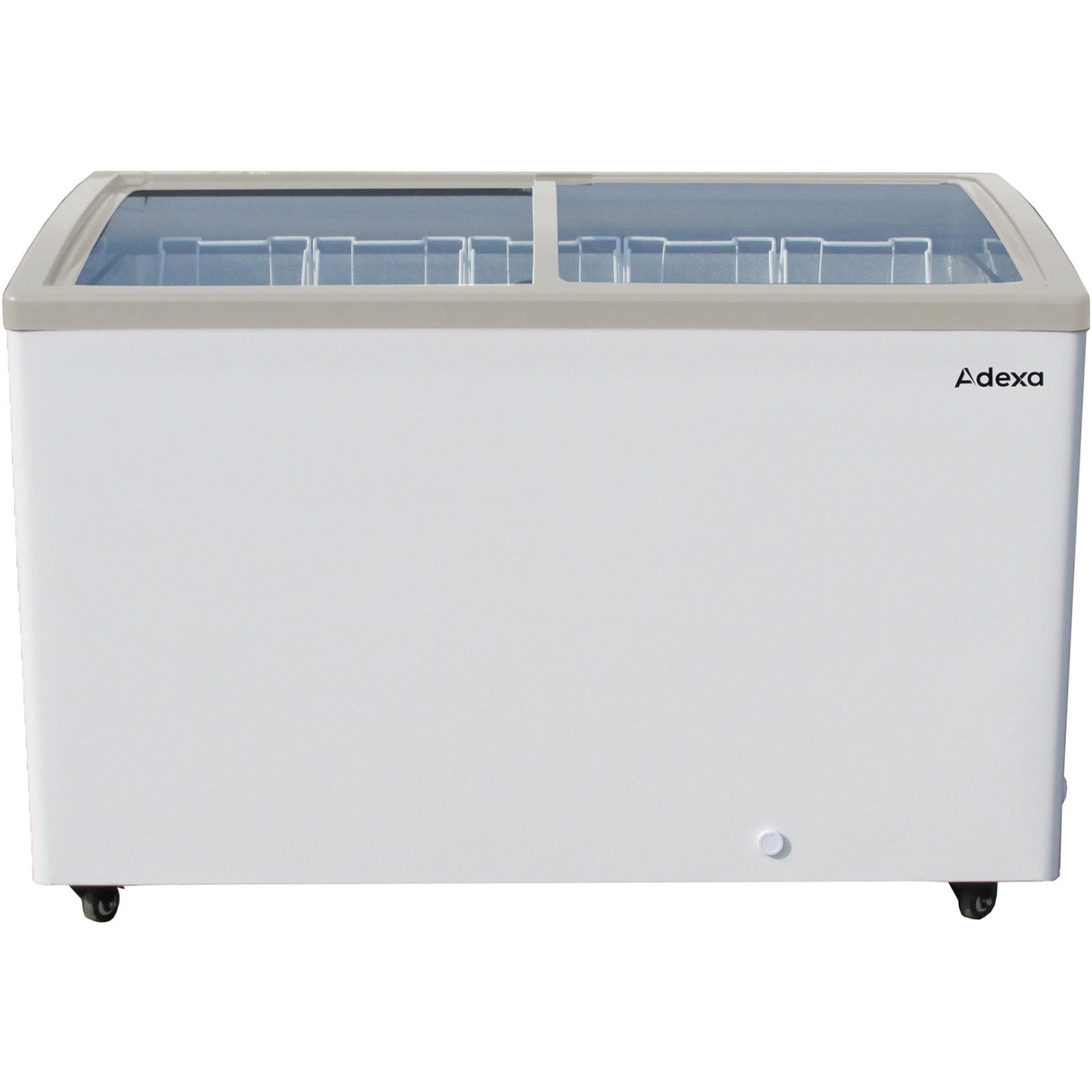 Commercial Display Chest Freezer Curved Sliding Glass Lid 359 Litres |  Sd451 S