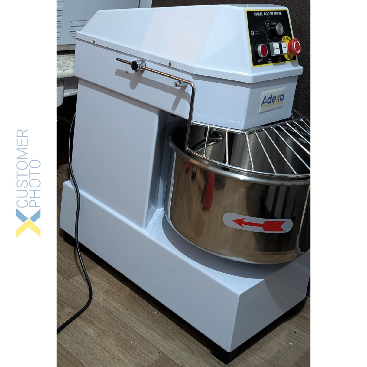 Professional Spiral Dough Mixer 20 Litres Fixed Head Fixed Bowl 2 Speeds 230 V/1 Phase | Sh20