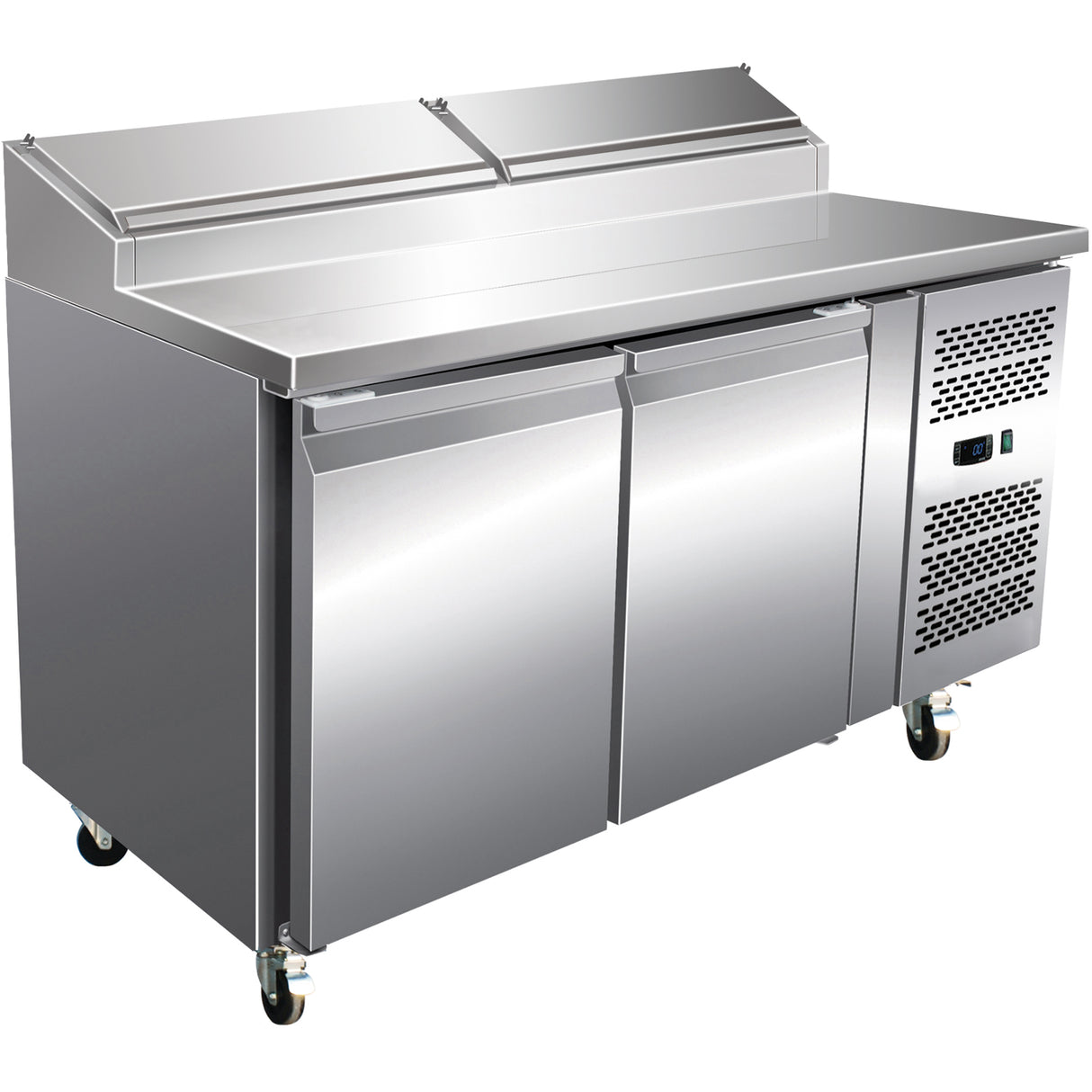 Preparation Counter 2 Doors 8x Gn1/3 1510x800x1085mm | Sh28