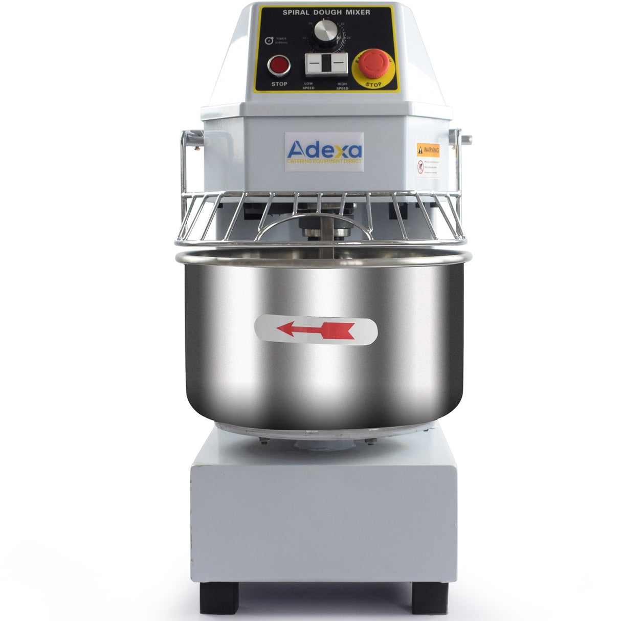 Professional Spiral Dough Mixer 40 Litres Fixed Head Fixed Bowl 2 Speeds 230 V/1 Phase | Sh40