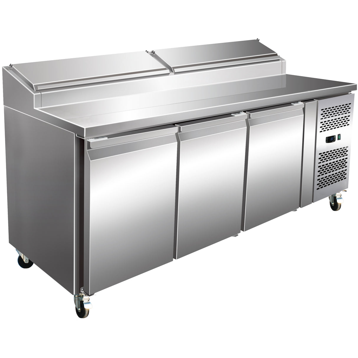 Preparation Counter 3 Doors 8x Gn1/3 1795x700x1085mm | Sh37