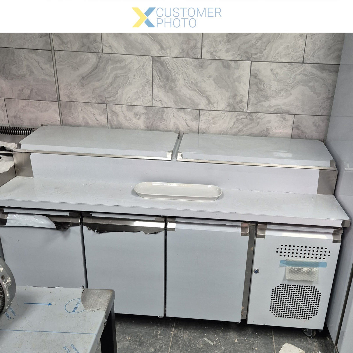 Preparation Counter 3 Doors 8x Gn1/3 1795x700x1085mm | Sh37