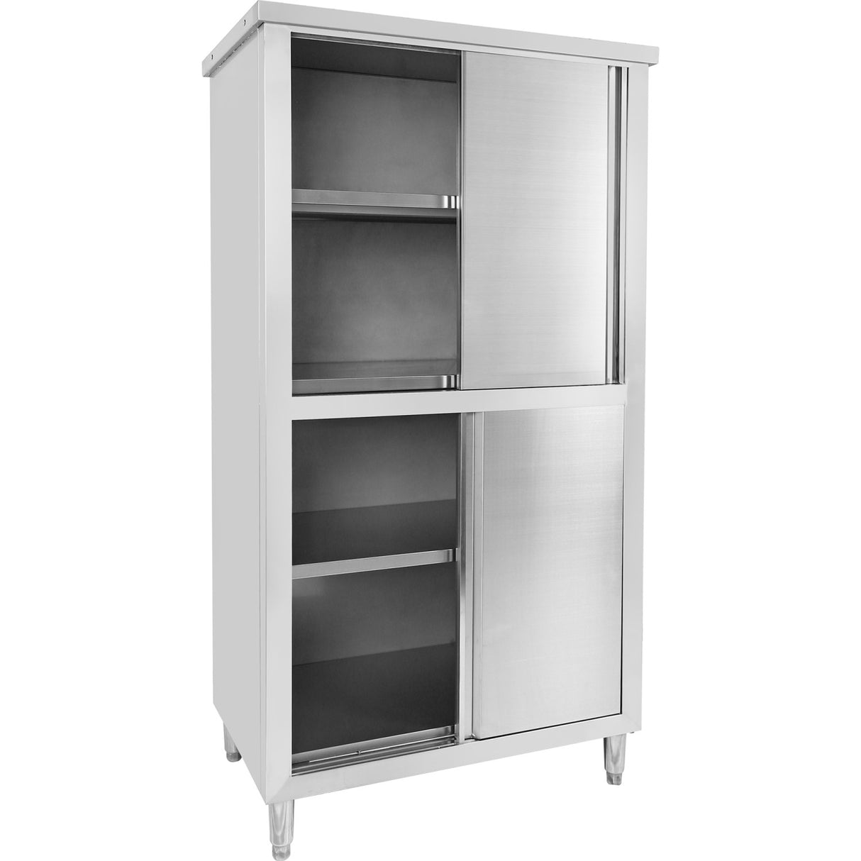 Commercial Stainless Steel High Storage Cabinet 4 Shelf 1000x600x1800mm | Shc10060