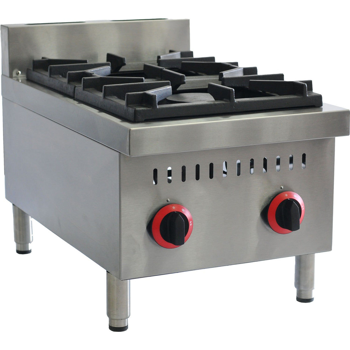 Commercial Tabletop Gas Range 2 Burners 24k W 400x680x400mm| Ska652 Ms