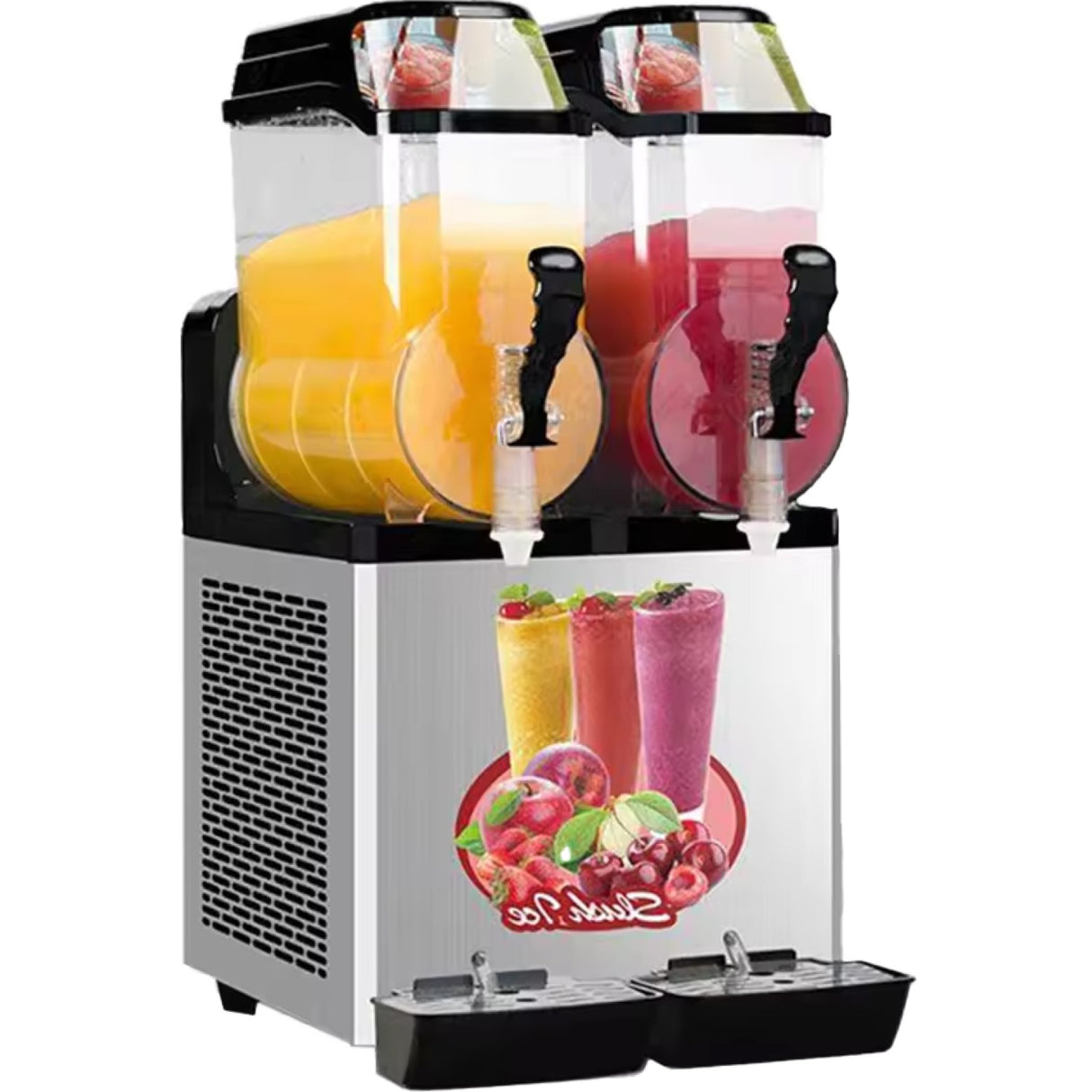 Commercial Double Tank Slush Machine 2 X 12 Litres 400x600x840mm | Sm212