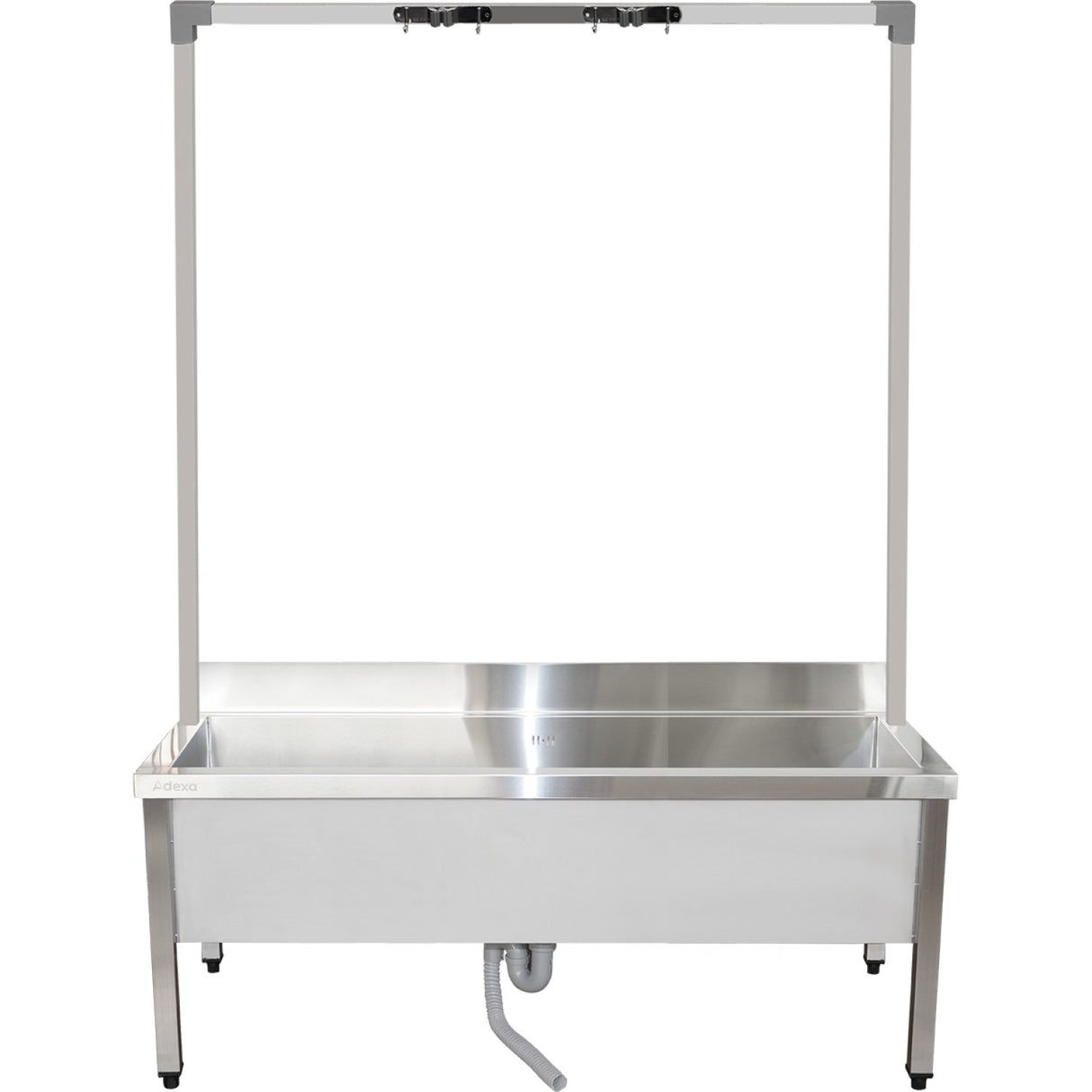 Commercial Stainless Steel Mop Sink With High Rack &Amp; 2 In 1 Mop Holder 1200x600x550mm | Smsjyhr12060