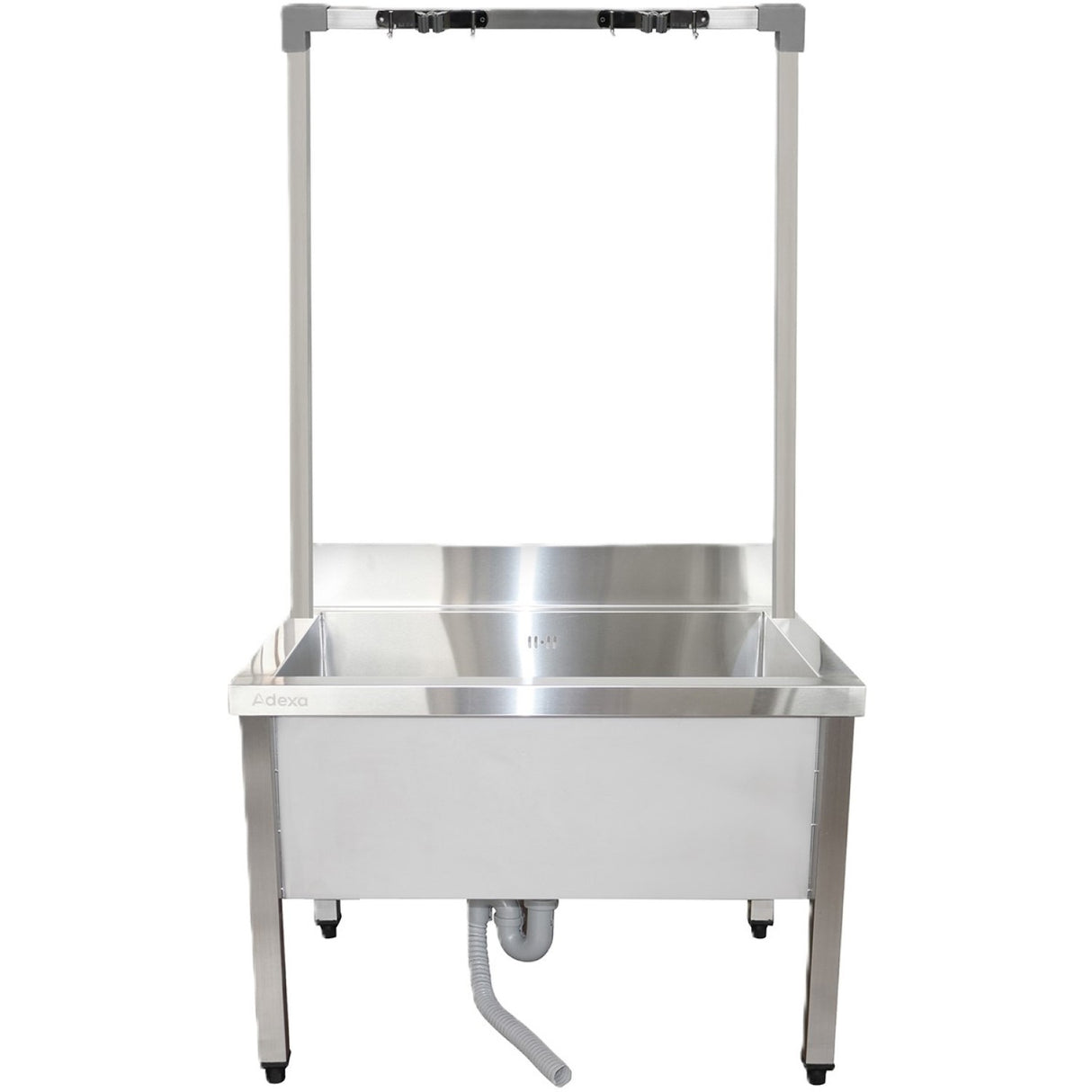 Commercial Stainless Steel Mop Sink With High Rack &Amp; 2 In 1 Mop Holder 800x600x550mm | Smsjyhr8060