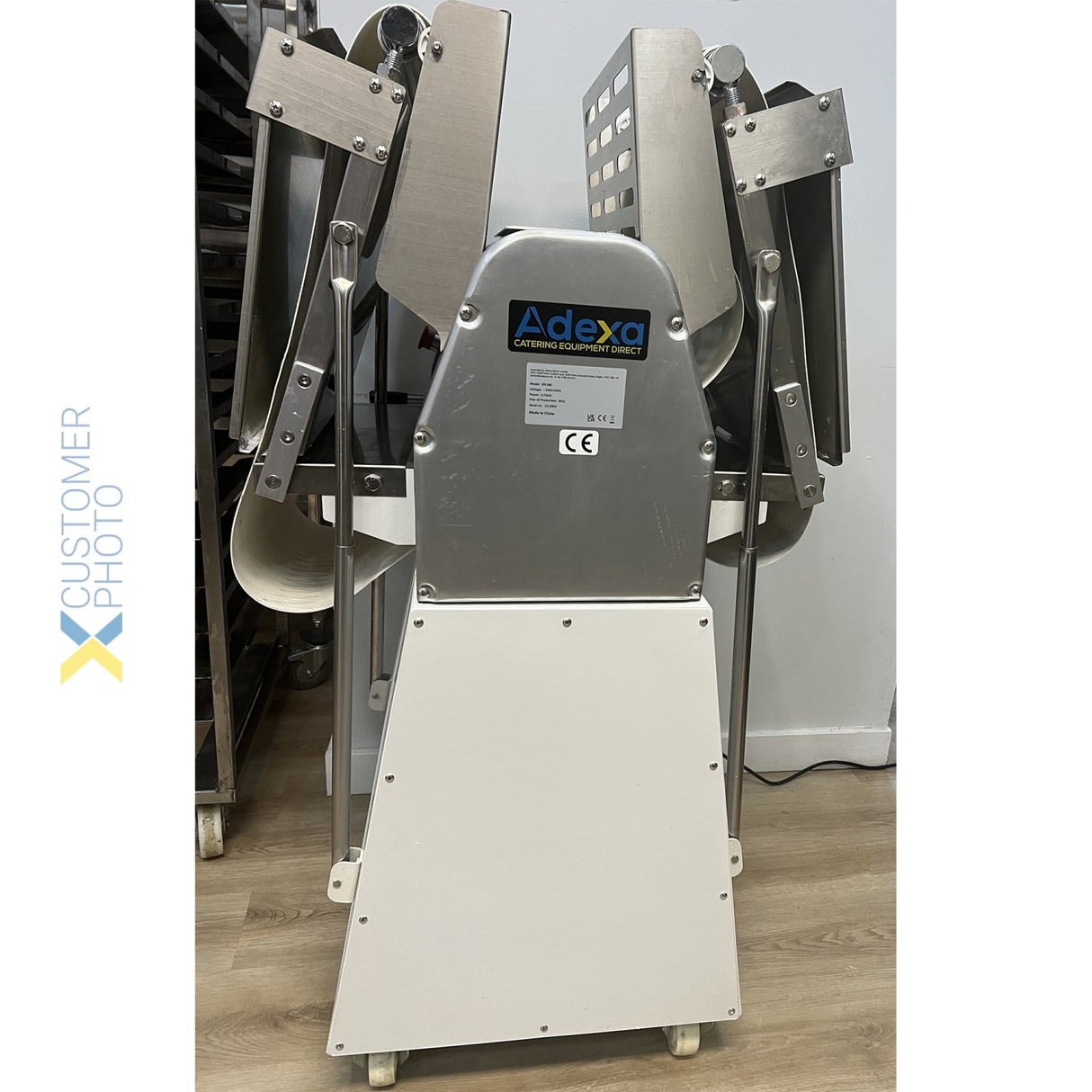 Professional Dough Sheeter Stand Type Roller Width 380mm | Spl380