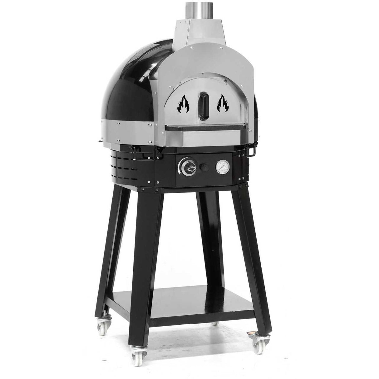 Gas Pizza Oven ø700 Stone Base With Stand | Spoh70 B Spoh70 As