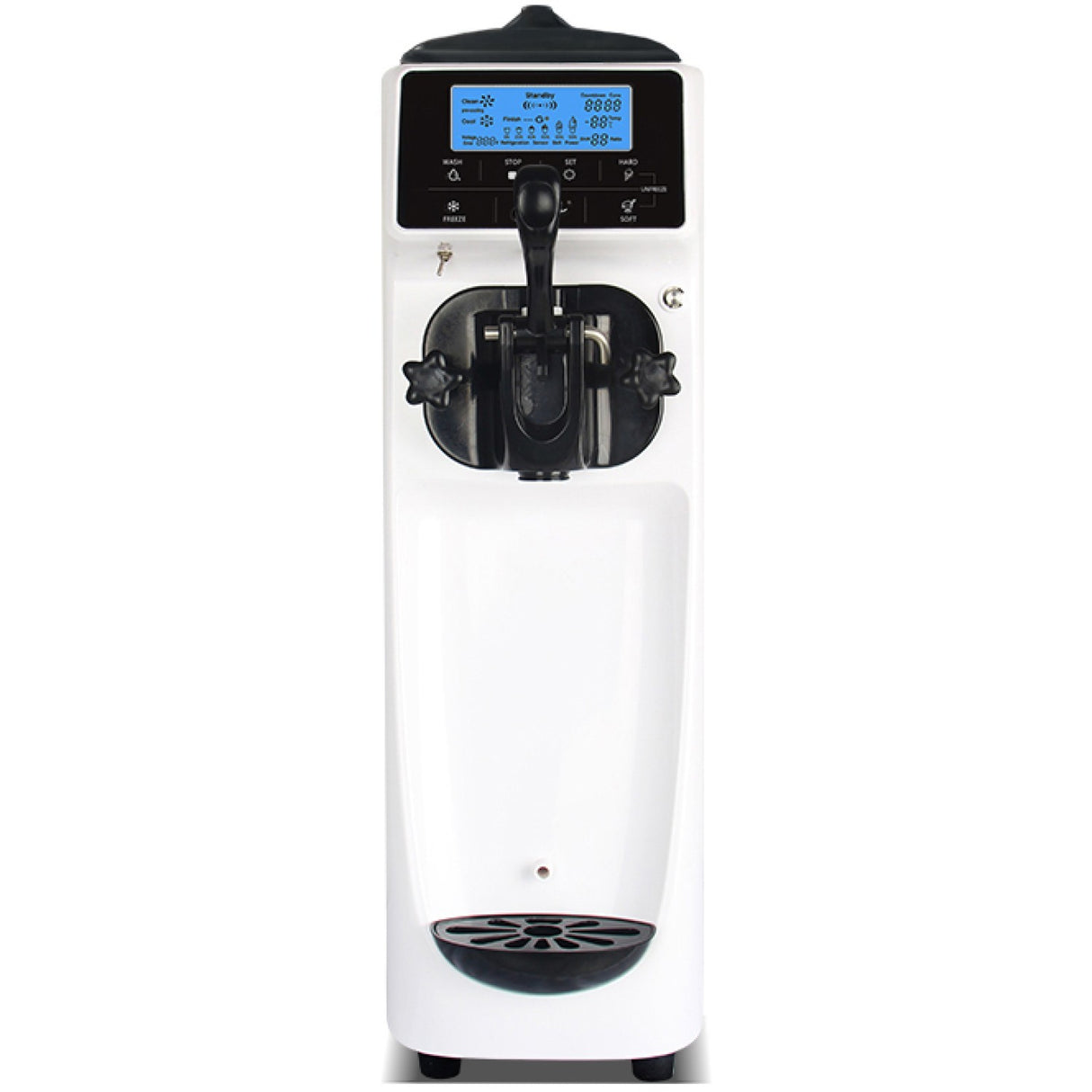 Soft Serve Ice Cream Machine With Air Pump Function 16 18 L/H Table Top | St16 E