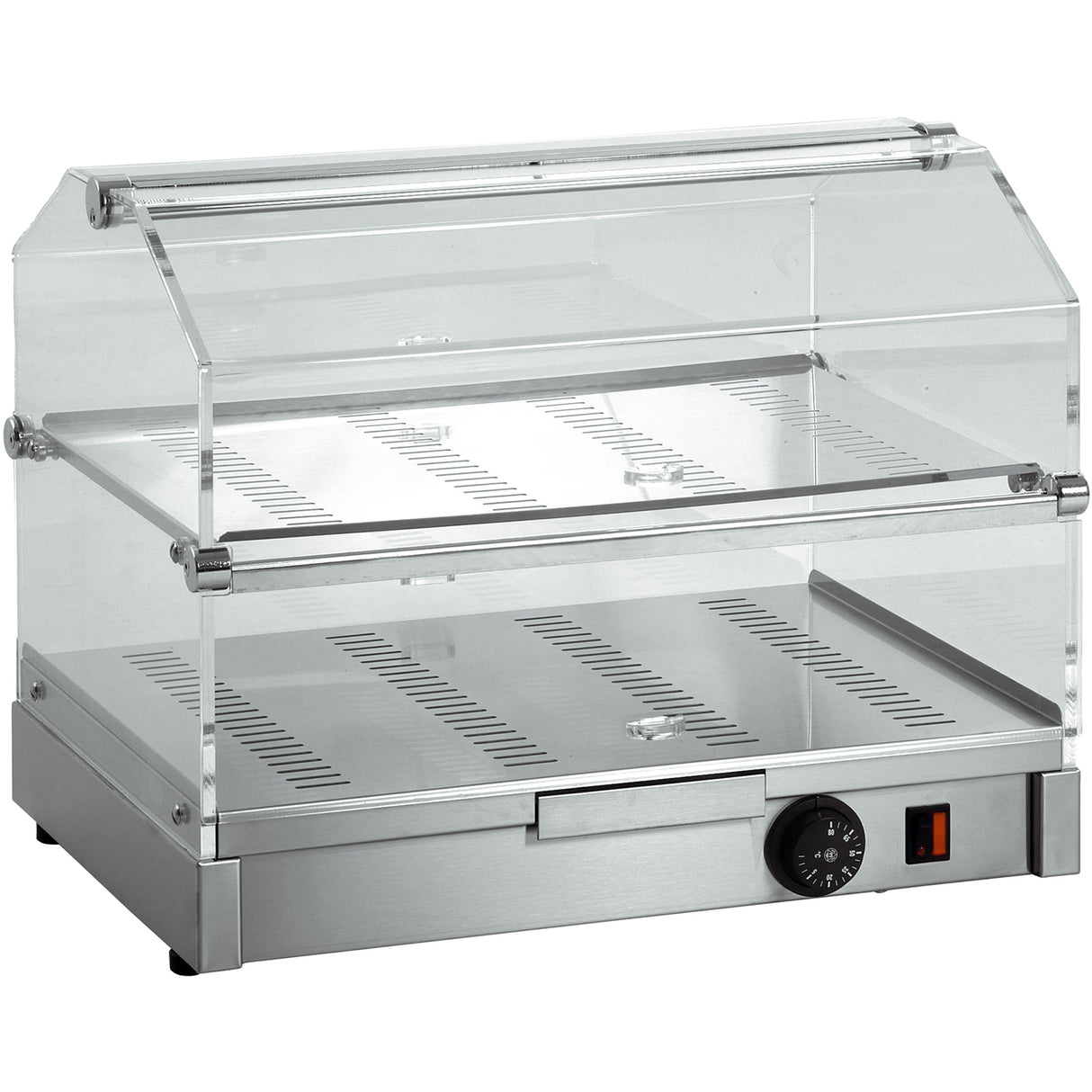 Professional Heated Showcase Display, Pie Warmer 2 Levels |  Sw395