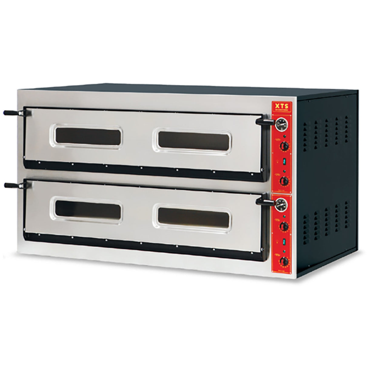 Italian Premium Electric Pizza &Amp; Bakery Oven Thermometer 2 Chambers Capacity 6 X 600x400mm Trays 230 V | Xts T33