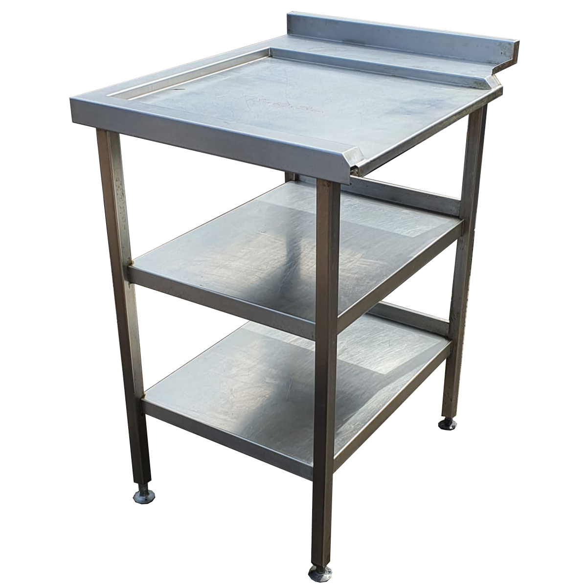 Commercial Working Table with 2 Shelf 75X60X93cm - Used