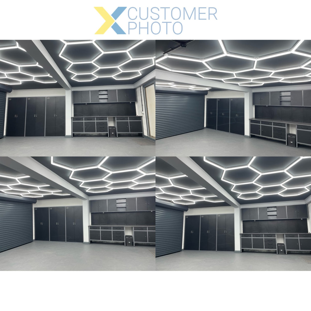 Professional Grey &Amp; Black Workshop Workbench With 30mm Wooden Desktop 6 Drawers &Amp; 2 Lockable Doors 1600x600x850mm | Tc008