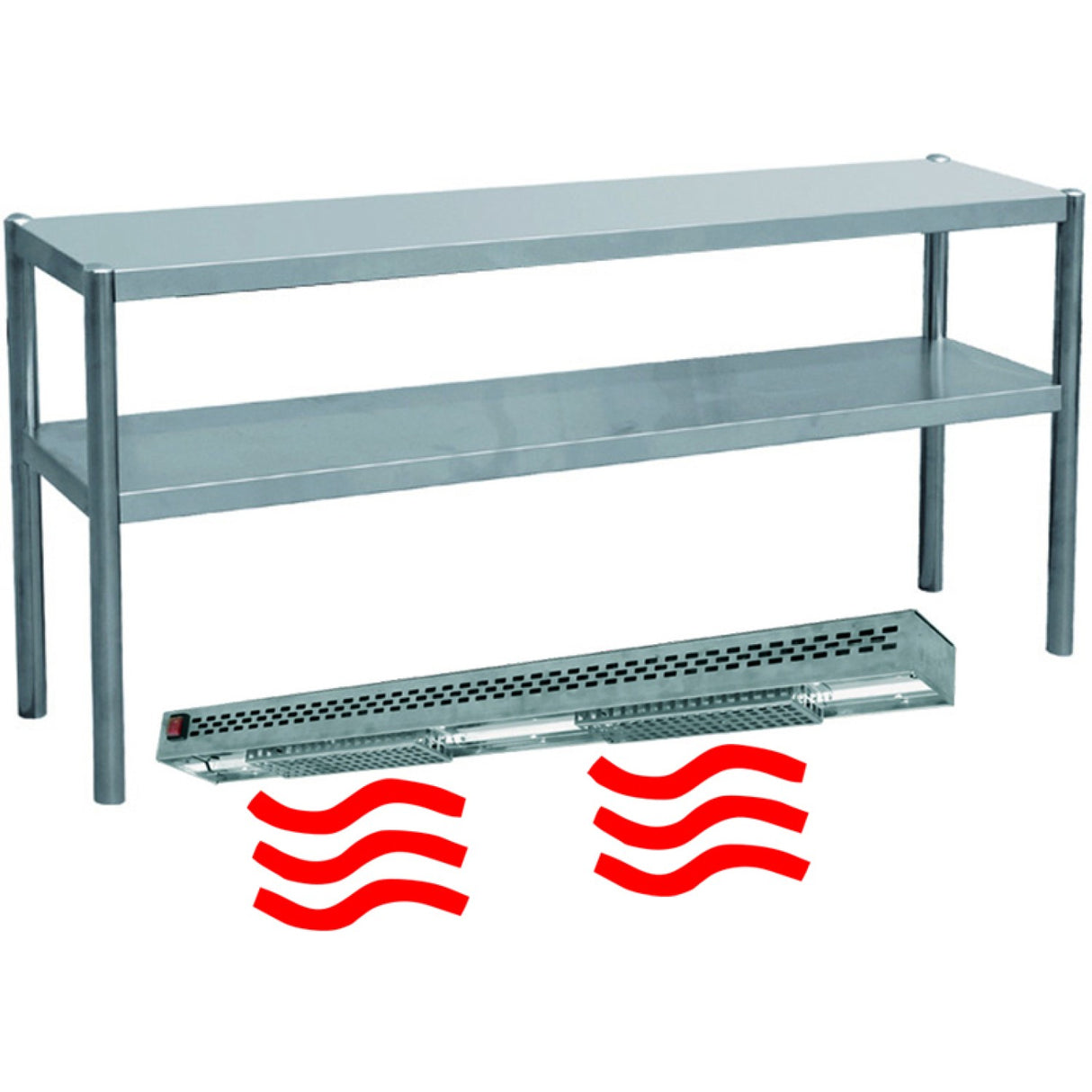 Heated Gantry With Strip Heater 2 Levels Width 2000mm Height 700mm | Thab2 R207 Thkbs195