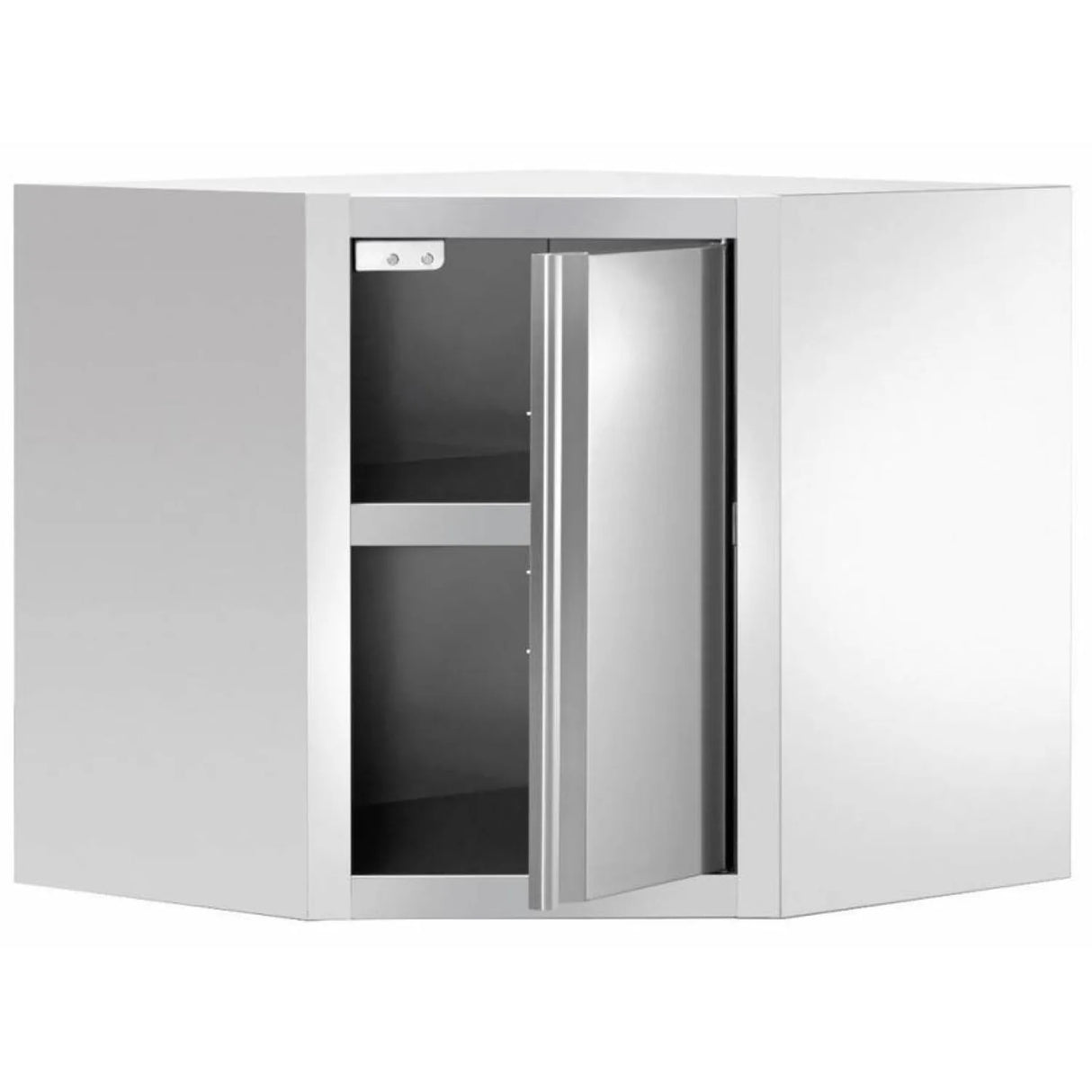 Wall Cabinet Corner Unit Stainless Steel 700x700x400mm | Thehr74