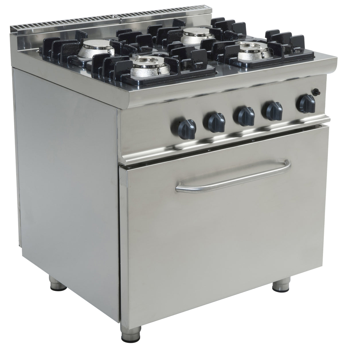 Professional Gas Range 4 Burners 20k W Gas Oven 5.8k W | Thg7 F4 Pwfg1