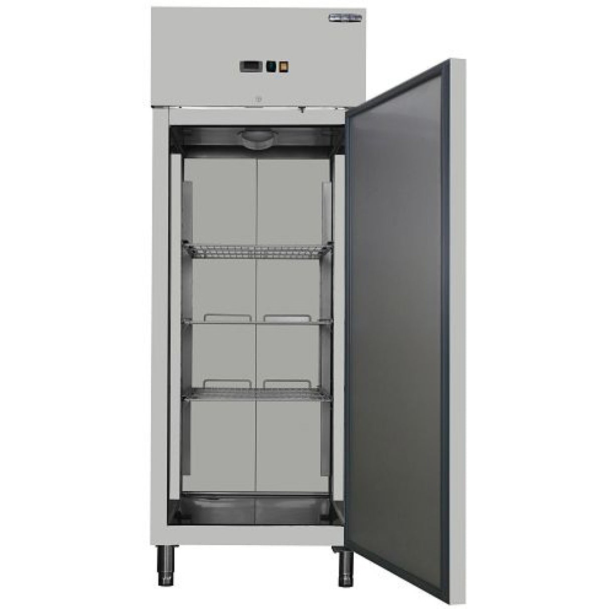 Commercial Refrigerator Stainless Steel Upright Cabinet 450 L 3 Shelves Single Door Static Cooling | Thl400 Tn