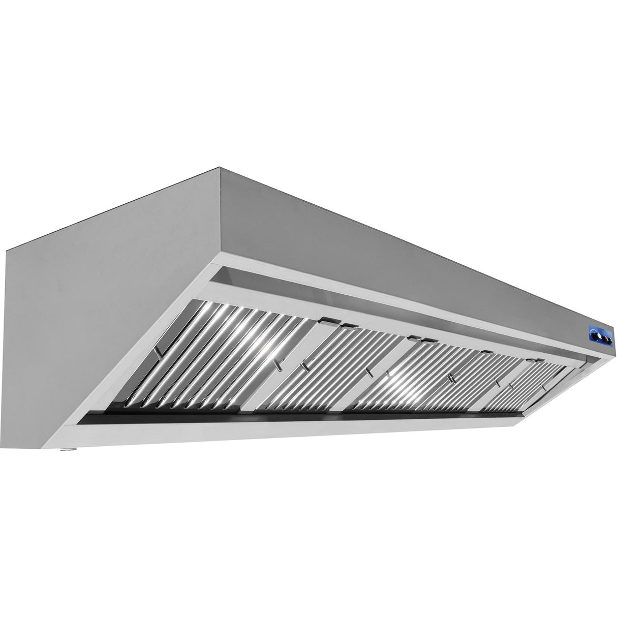 Commercial Wall Mounted Extraction Hood With Filter &Amp; Fan &Amp; Lights &Amp; Speed Control 3000x900x450mm | Vh309 F