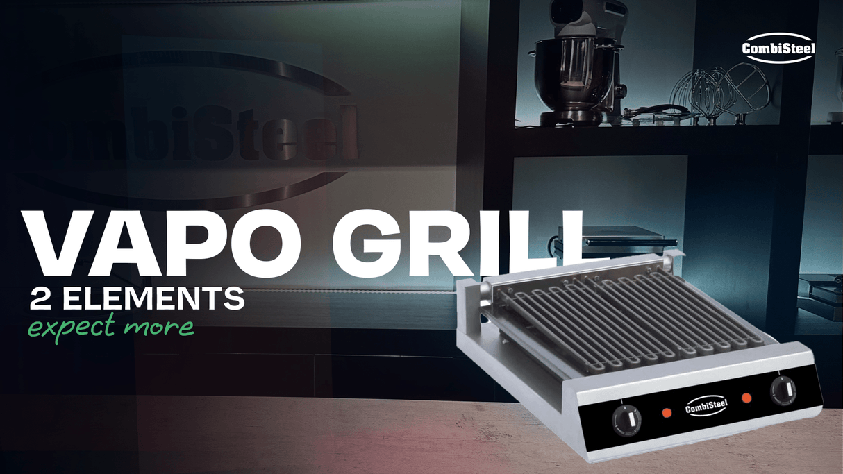 Commercial Catering Equipment - 2-Element Vapo Grill | 7003.1205