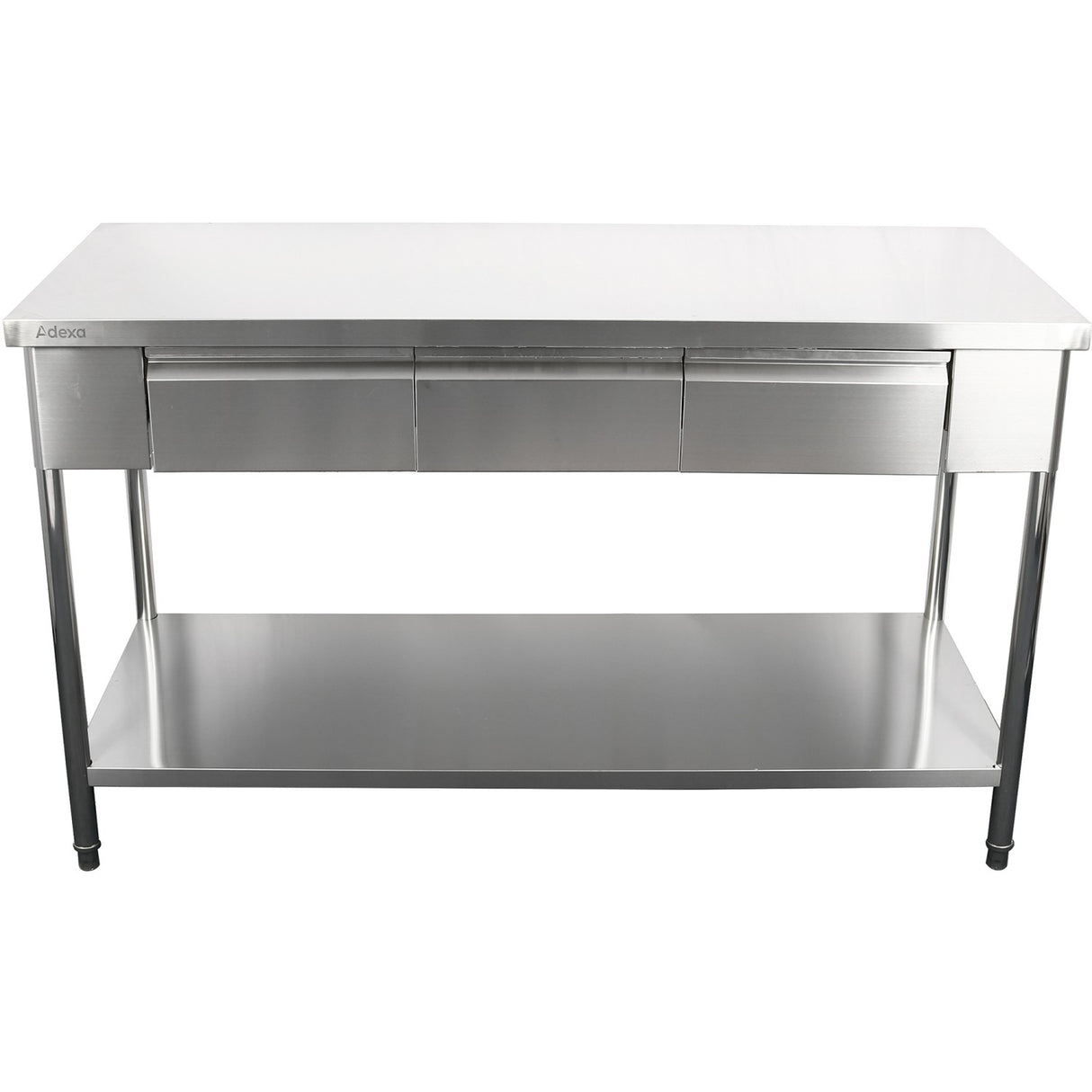Premium Commercial Work Table With 3 Drawers Stainless Steel Bottom Shelf 1800x600x900mm | W218180603 D