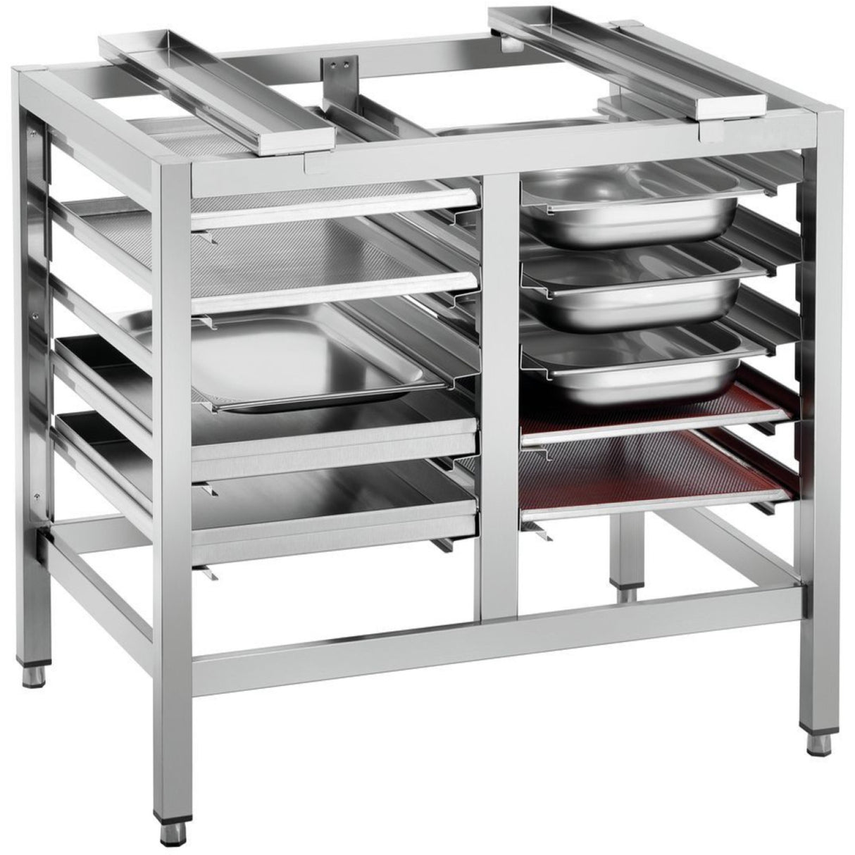 Commercial Oven Stand With 5 Tier Double Row Gn Tray Rack 950x700x745mm | Whdr5 T
