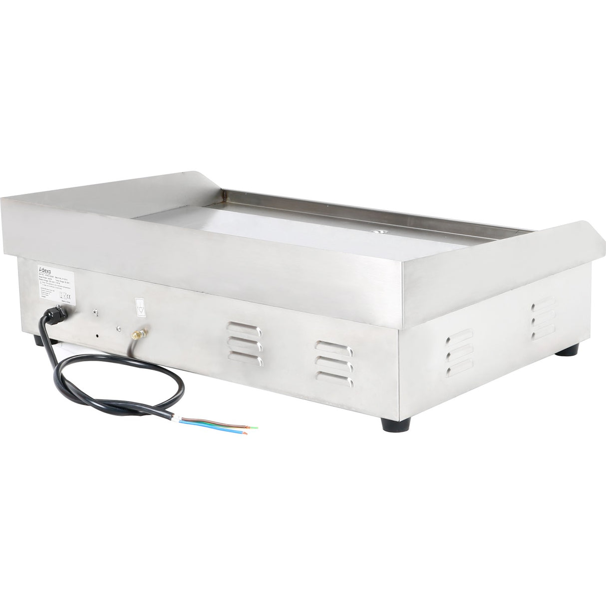 Commercial Griddle Smooth 728x393mm 2 Zones 4.4k W Electric | Wheg820 Af