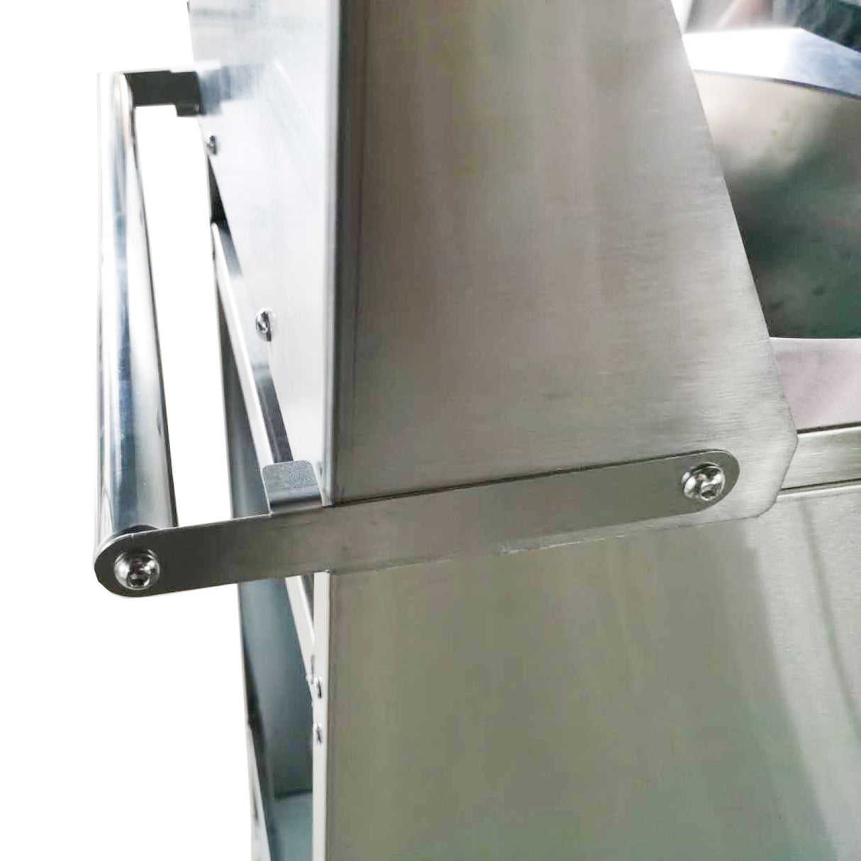 Foot Operated Mobile Wash Basin With Backsplash &Amp; Castors Stainless Steel | Whf278