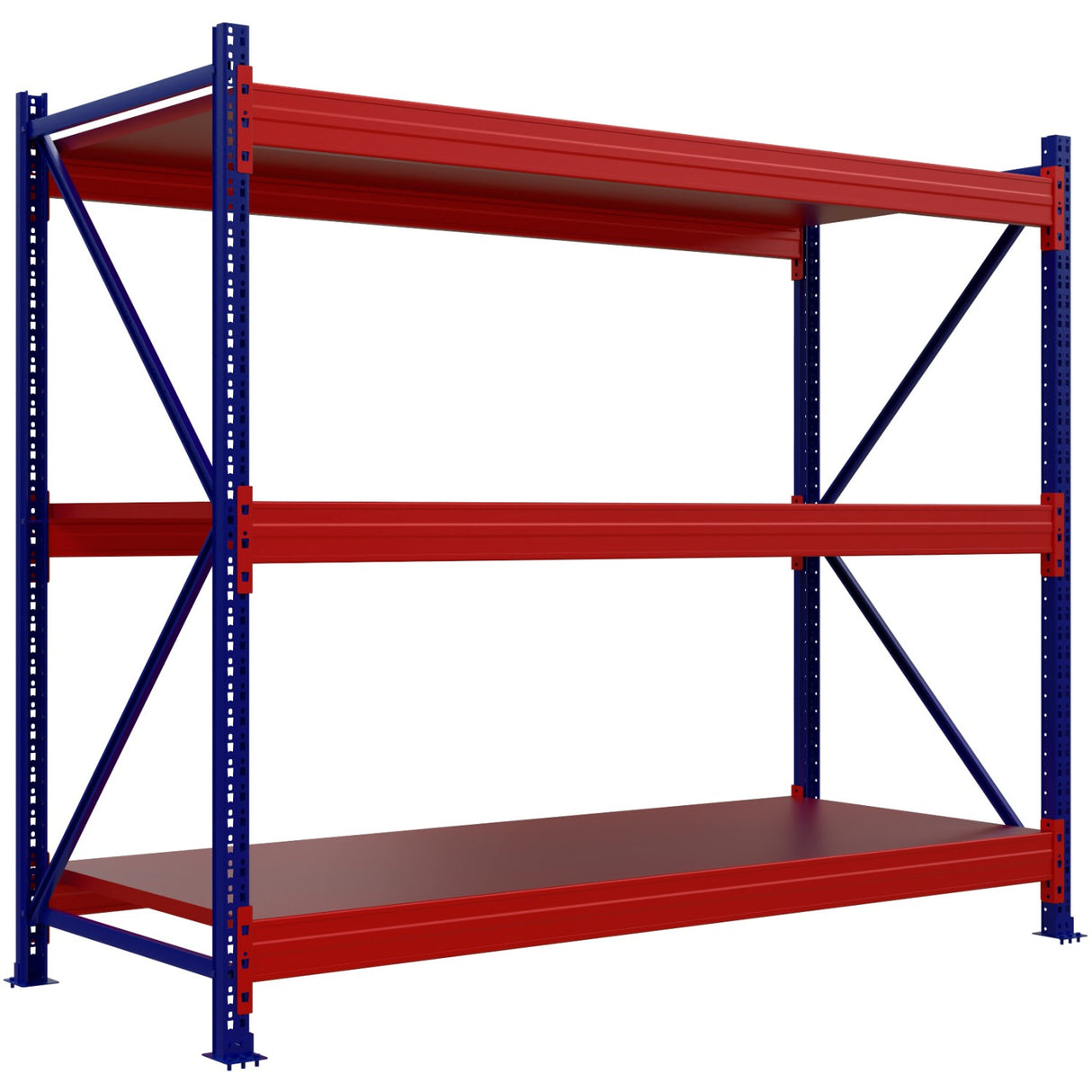 Wide Span Warehouse Racking Starter Unit 2400x1000x2000mm 3 Shelves | Wr03240100200 Start