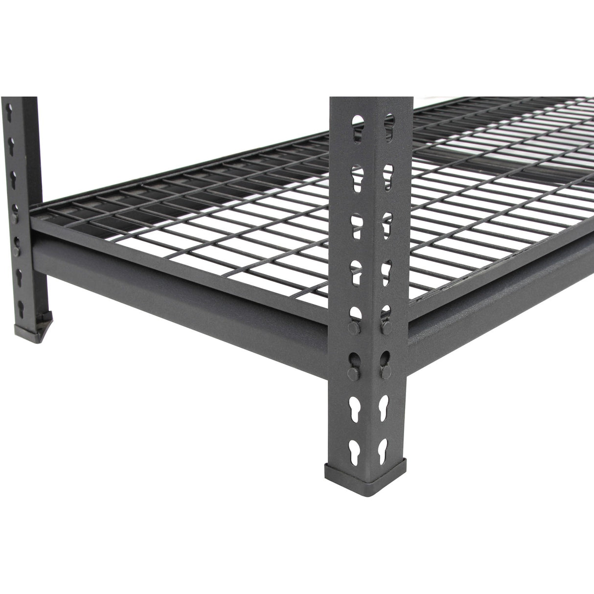 Professional Heavy Duty Wire Shelving Unit 2000x600x1830mm 4 Shelves Black | Fuji402