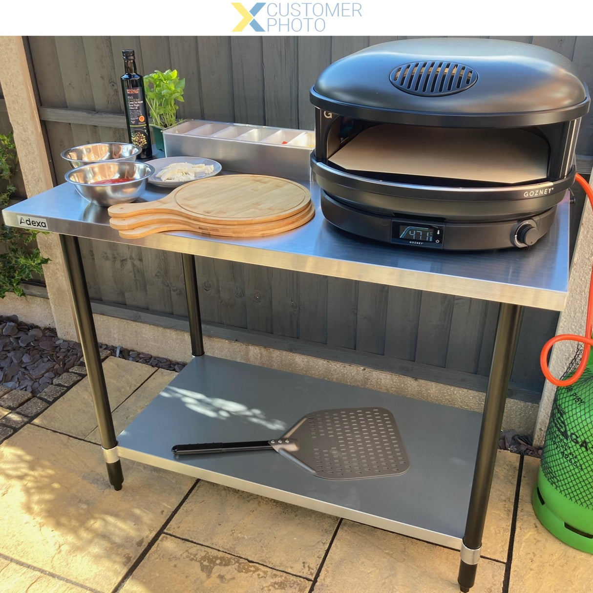 Commercial Stainless Steel Work Table Bottom Shelf Upstand 1200x700x900mm | Wt70120 Gb