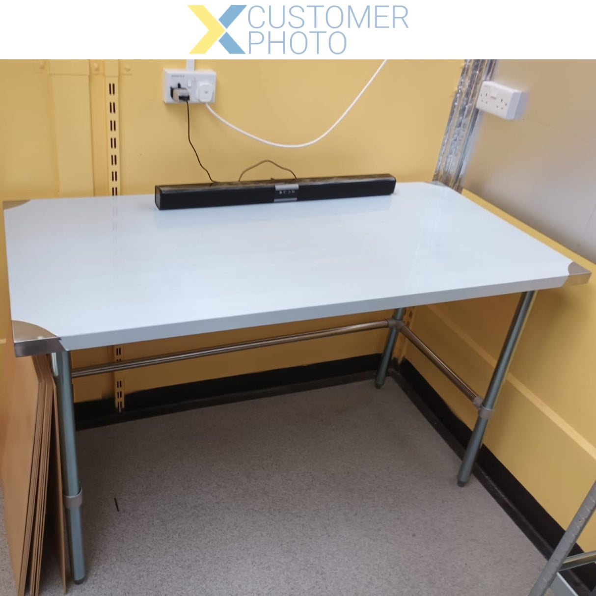 Commercial Stainless Steel Work Table No Bottom Shelf 1500x700x900mm | Wt70150 Gnu