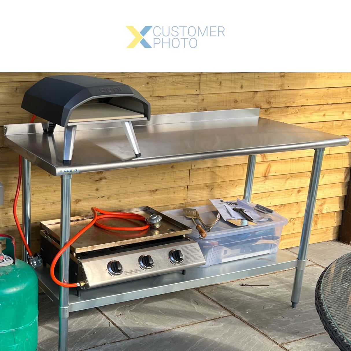 Commercial Work Table Stainless Steel Rear Upstand Bottom Shelf 1500x600x900mm | Wtg600 X150050 R