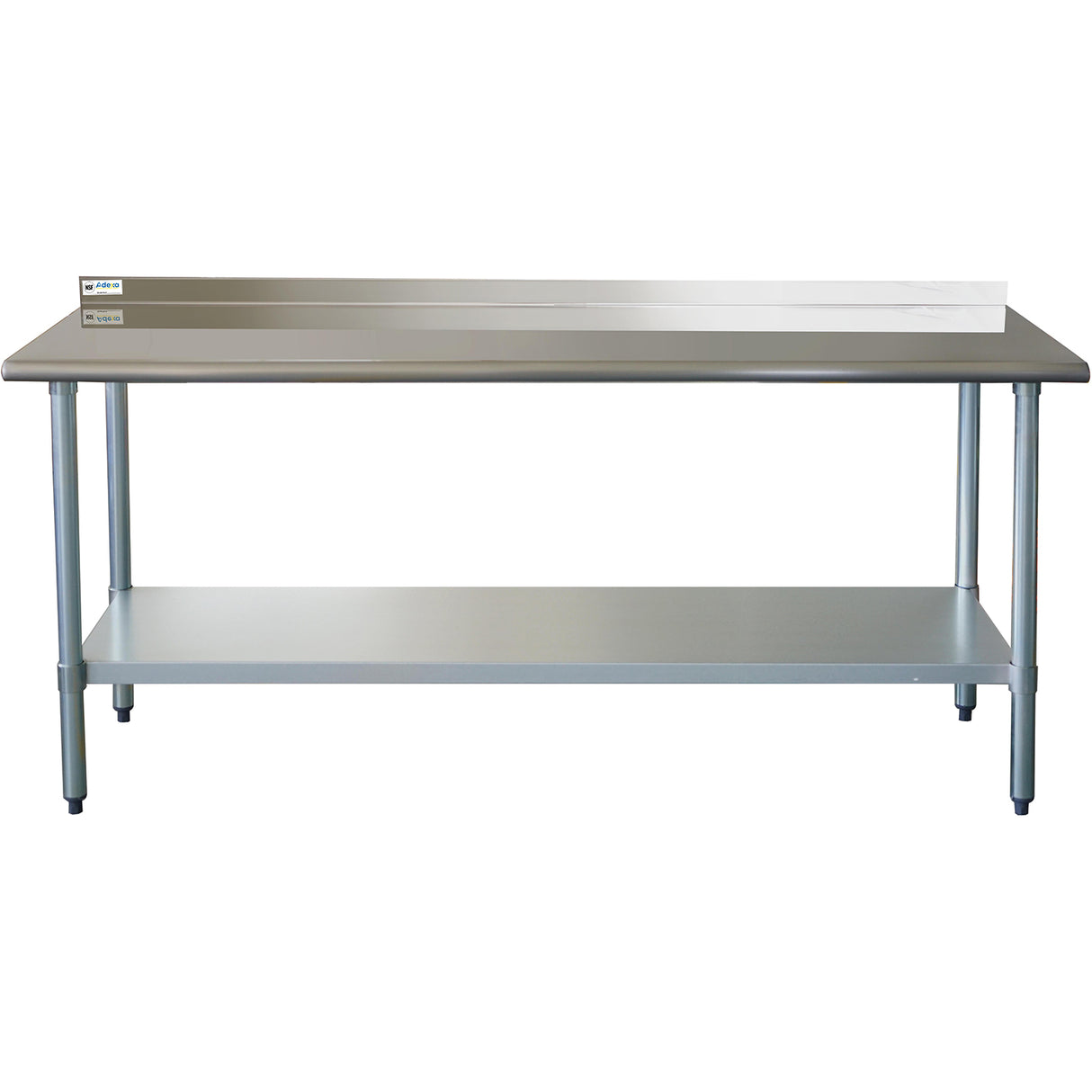 Commercial Work Table Stainless Steel Rear Upstand Bottom Shelf 1800x600x900mm | Wtg600 X180050 R