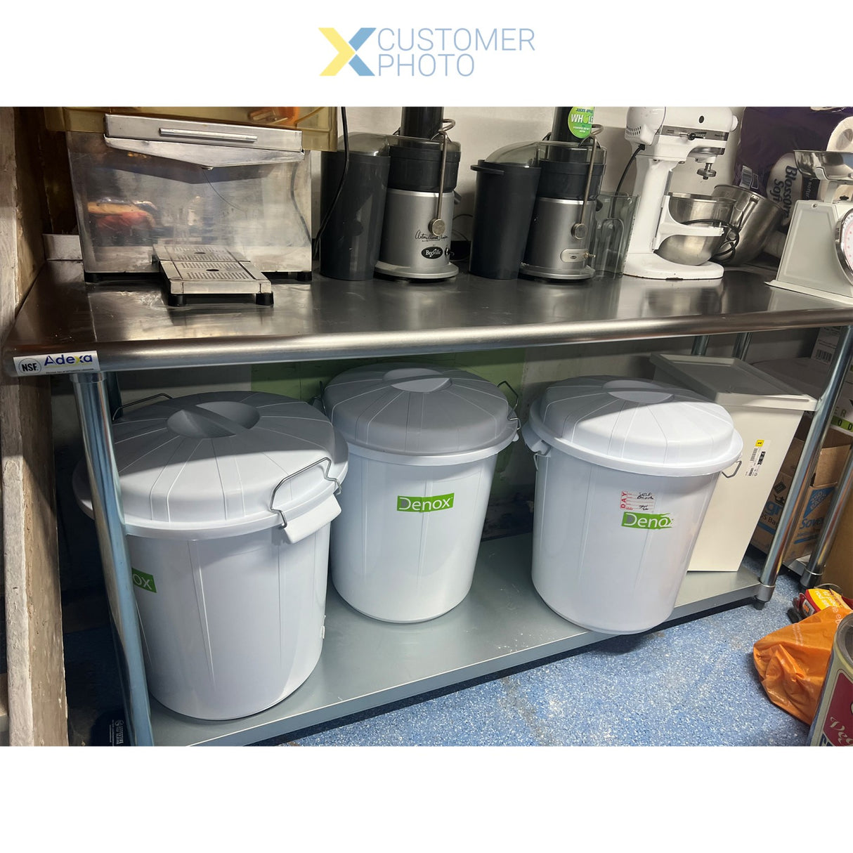 Commercial Work Table Stainless Steel Rear Upstand Bottom Shelf 1800x600x900mm | Wtg600 X180050 R